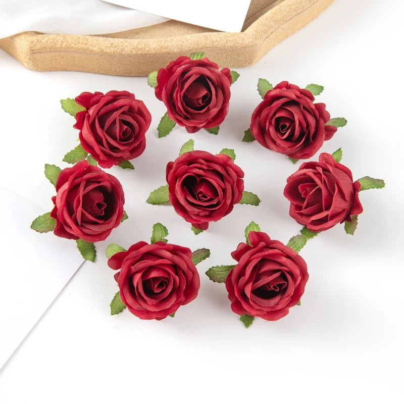 Silk Rose Artificial Flower Heads – Bulk 40/80 Pcs for Weddings Artificial Silk Flowers Axl color 5 80 pieces