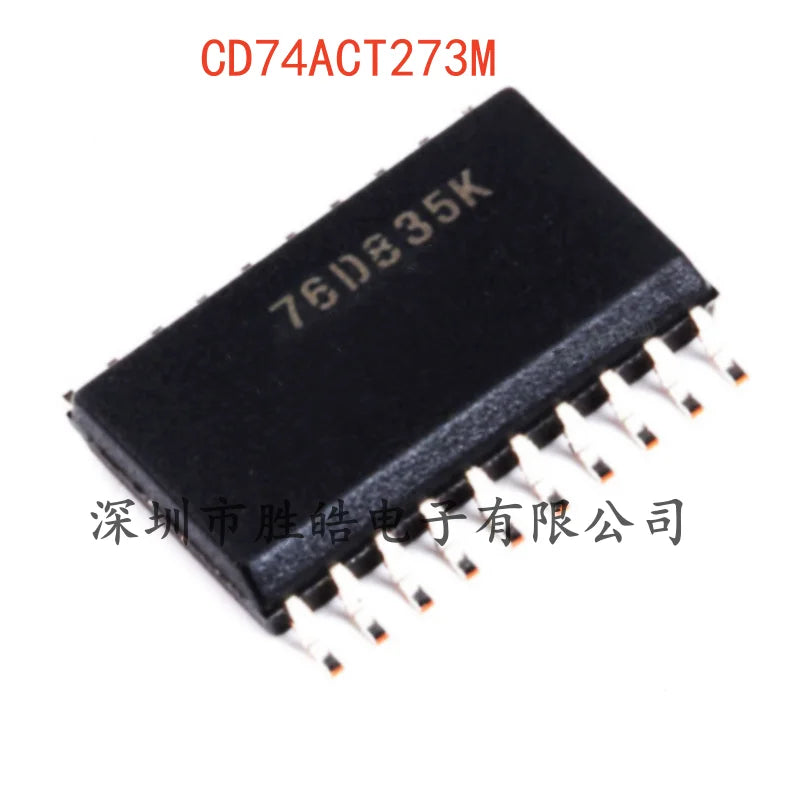 10PCS CD74ACT273M 74ACT273M Octal D Flip-Flop Logic IC SOP-20 Logic Integrated Circuit Axl Default Title