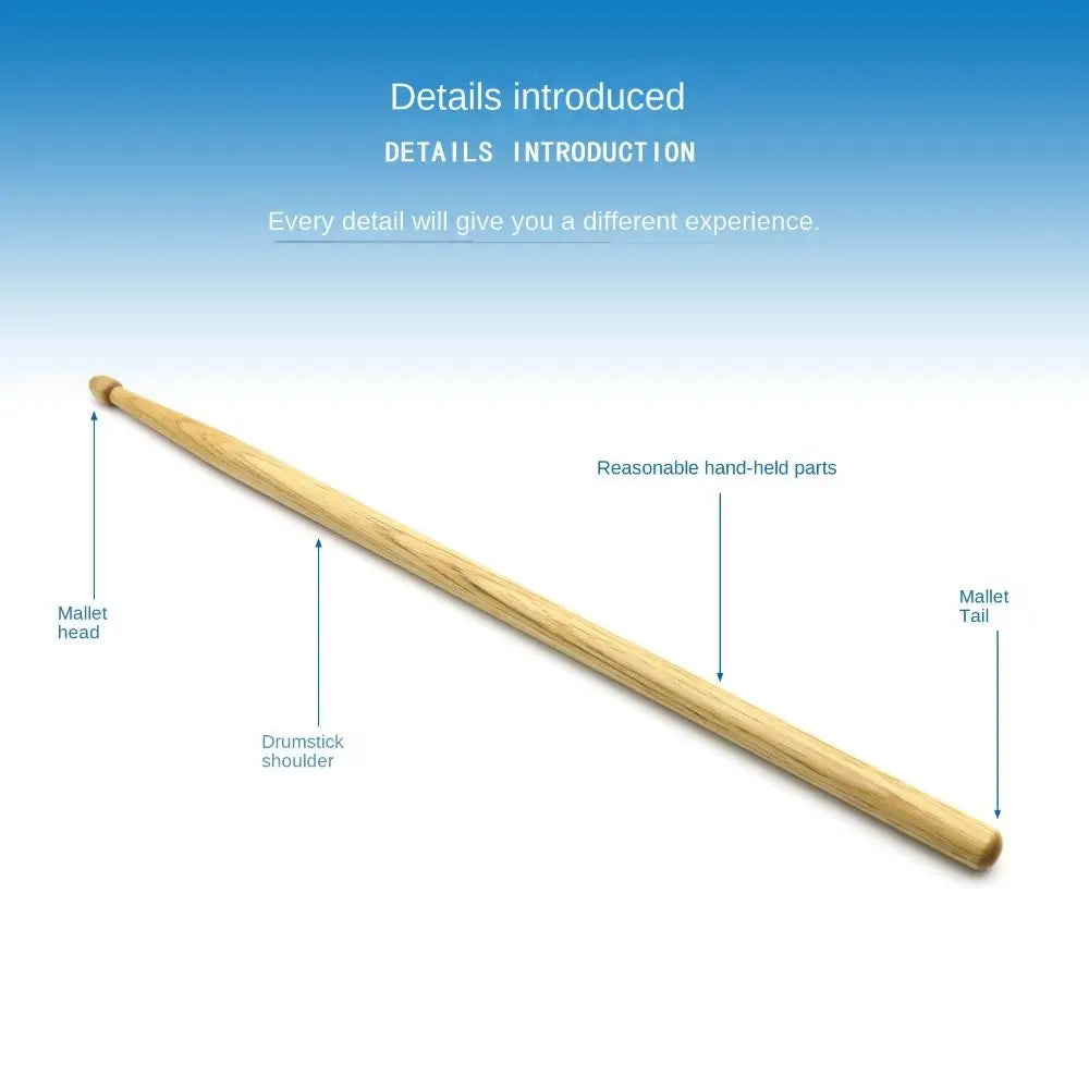 5A & 7A Drum Sticks – Oak, Walnut & Maple Wood | 1 Pair Drum Sticks Axl