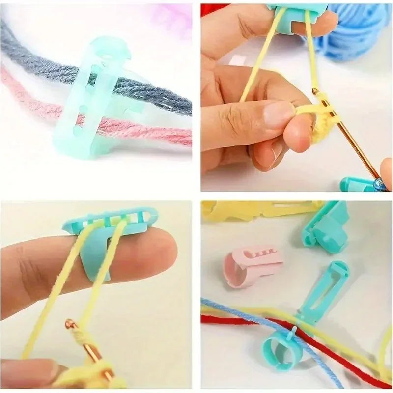 Crochet Tension Ring – Yarn Guide Knitting Companion Ring Crochet Tension Ring Axl