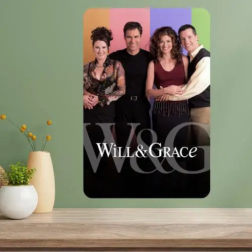 Will & Grace TV Show Metal Poster Sign – Retro Aluminum Wall Art Metal Wall Sign Axl aluminum sign aluminum 20x30cm