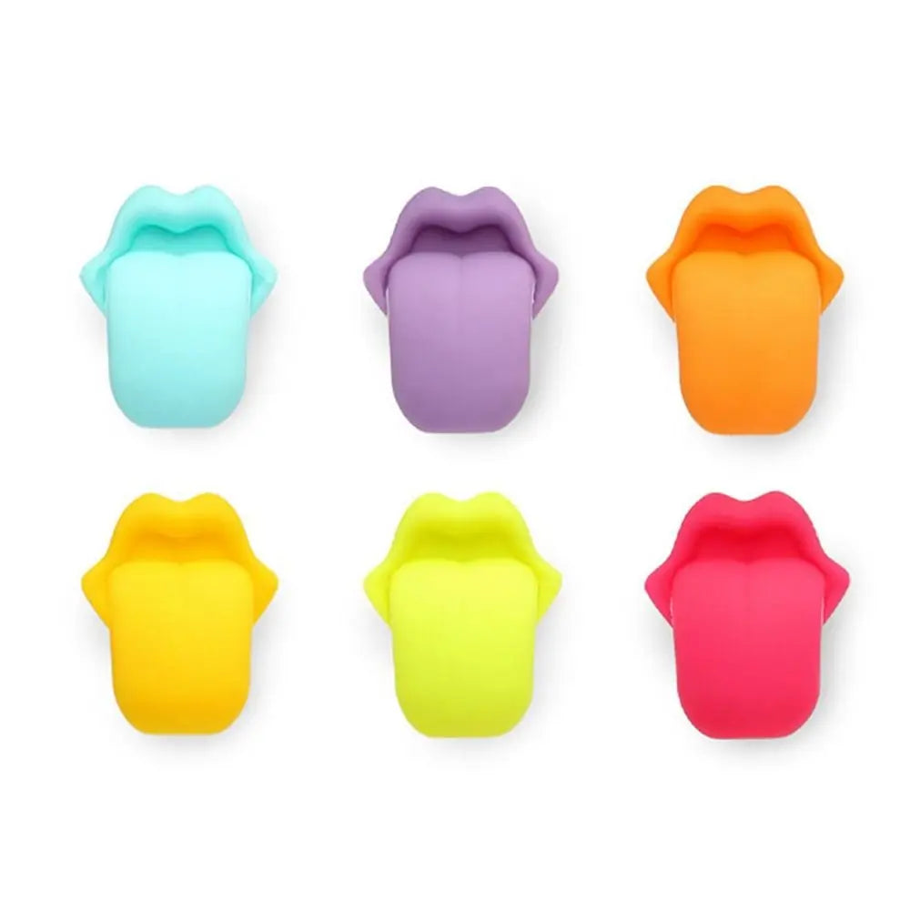 Reusable Silicone Wine Glass Markers – Multicolor Cup Tags Wine Glass Markers Axl Style 2