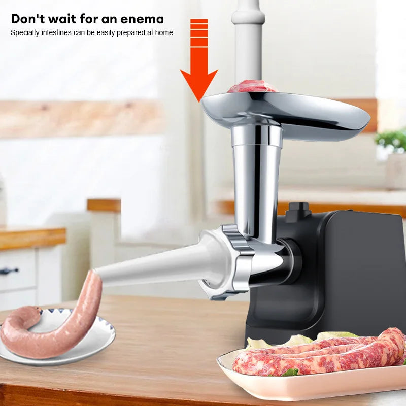 BALASHOV Electric Meat Grinder & Sausage Stuffer – 750W Electric Meat Grinder Axl