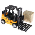 Die-Cast Alloy Forklift Toy with Cargo Pallet | Kids Gift Die-Cast Toy Vehicle Axl one size