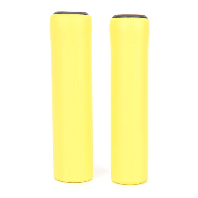 Anti-Slip Silicone Bike Handlebar Grips – 5 Colors, 1 Pair Bike Handlebar Grips Axl Yellow