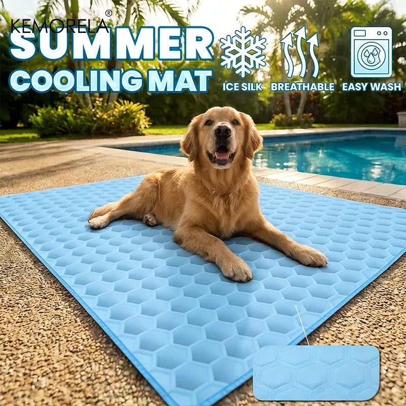 KEMORELA Pet Cooling Mat & Bed – 5 Sizes | Dogs & Cats Pet Cooling Mat Axl