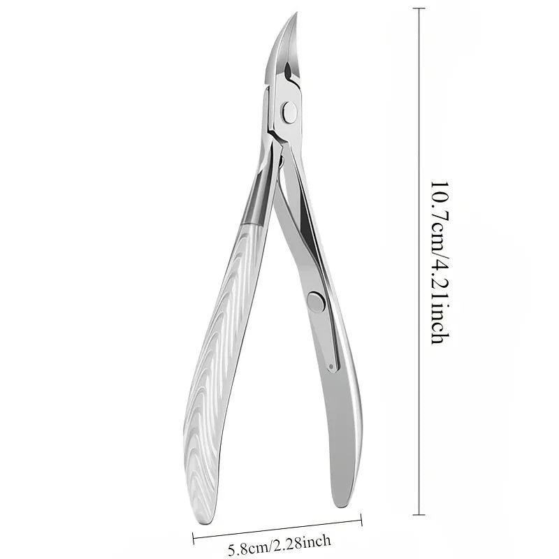 Stainless Steel Toenail Clippers – Slanted Tip for Thick Nails Nail Clippers Axl