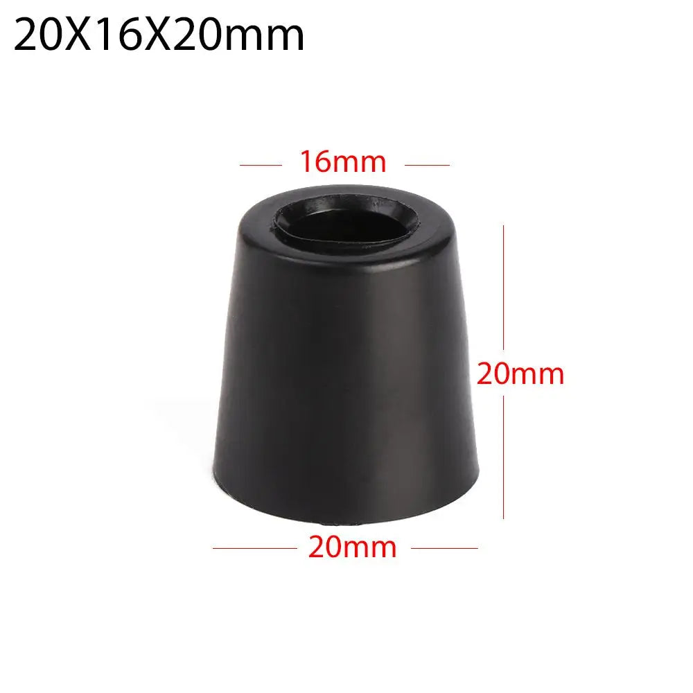 10-Pack Tapered Rubber Furniture Feet – Non-Slip Floor Pads Furniture Feet Pads Axl 20x16x20mm