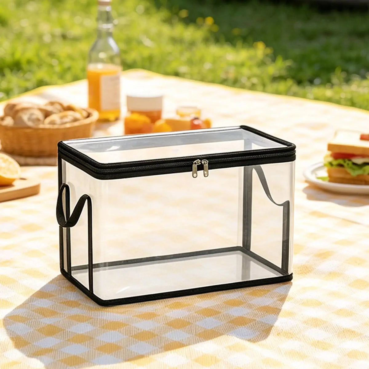 2-Piece Plush Toy Storage Organizer Chest – Clear PVC Bins Toy Storage Organizer Axl