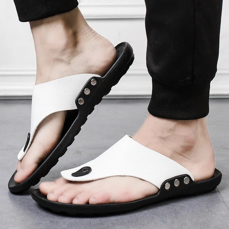 YBQJOO Men's Flip-Flops – Non-Slip Beach Sandals & Slippers Men's Flip-Flops Axl