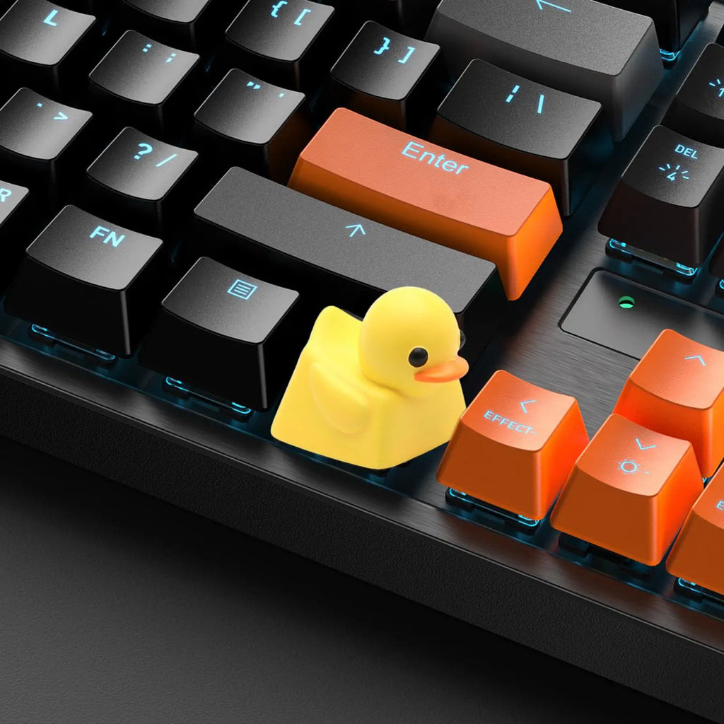 Cartoon Duck Resin Keycap | Cute Mechanical Keyboard Decor Novelty Keycap Axl