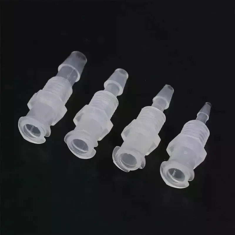Luer Lock Adapter – PP Plastic Straight Through Air Valve Fitting Pipe Fitting Adapter Axl