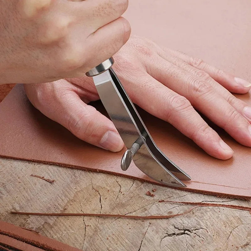 Adjustable Leather Edge Groover & Slotting Cutter | DIY Craft Leather Craft Tool Axl