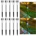 10-Pack Solar LED Pathway Lights – IP55 Waterproof Garden Stakes Solar Pathway Lights Axl 10PCS Color-A
