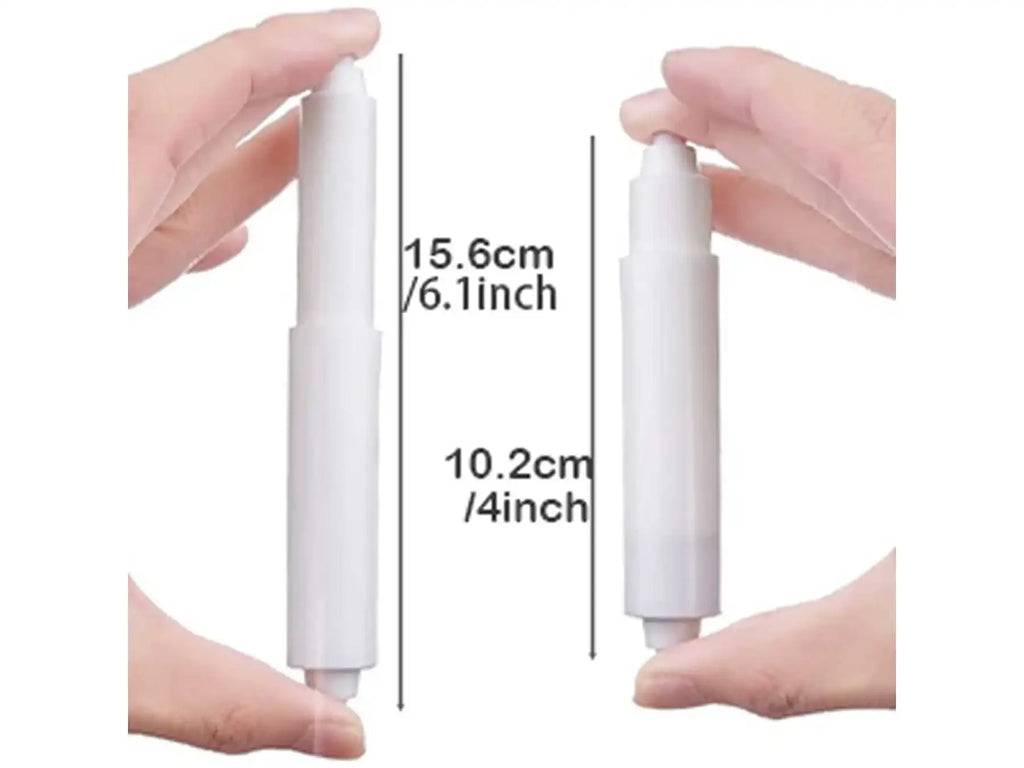 Spring-Loaded Toilet Paper Holder – Tool-Free Auto Replace Toilet Paper Holder Axl