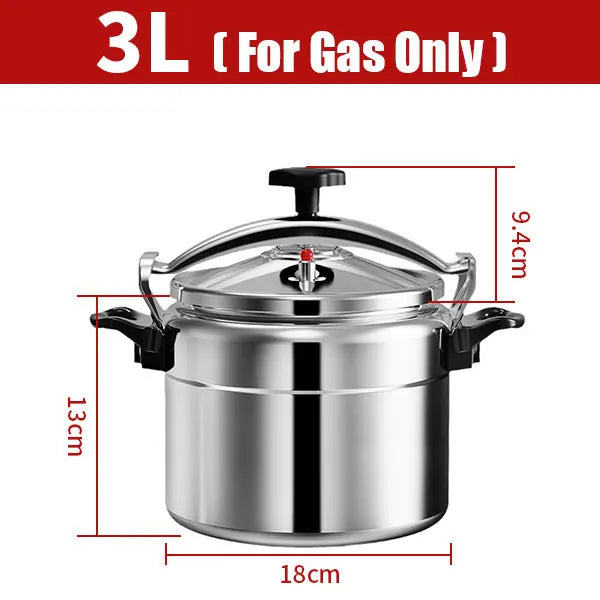 PGY 3L/5L/7L Aluminum Pressure Cooker for Gas Stove | PGY Pressure Cooker Axl 3L