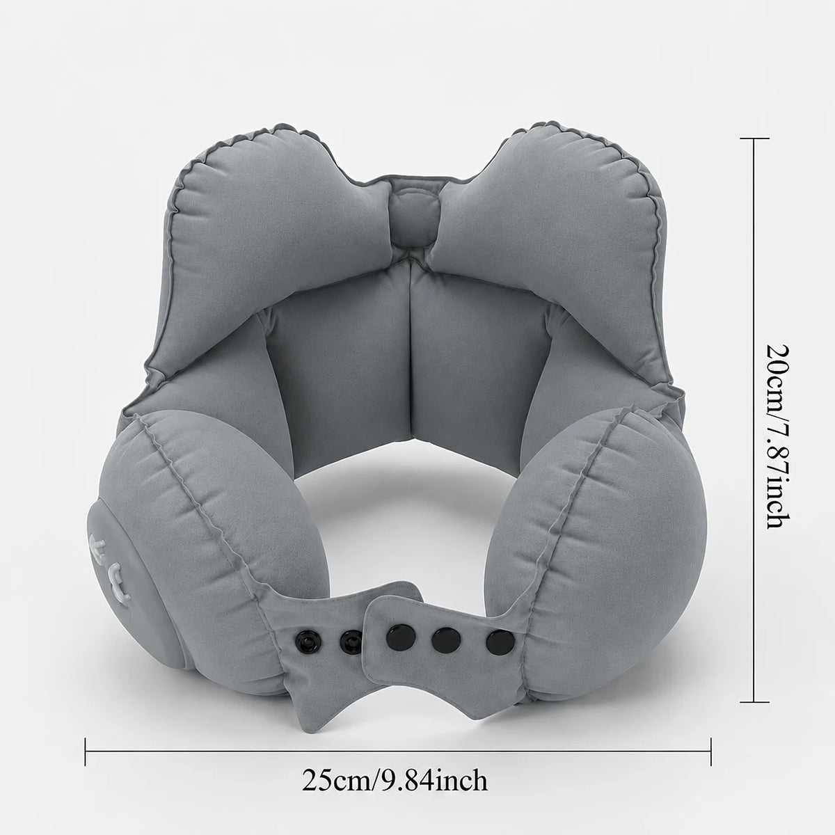 Portable Inflatable Travel Neck Pillow – Push-Button Air Cushion Inflatable Travel Pillow Axl