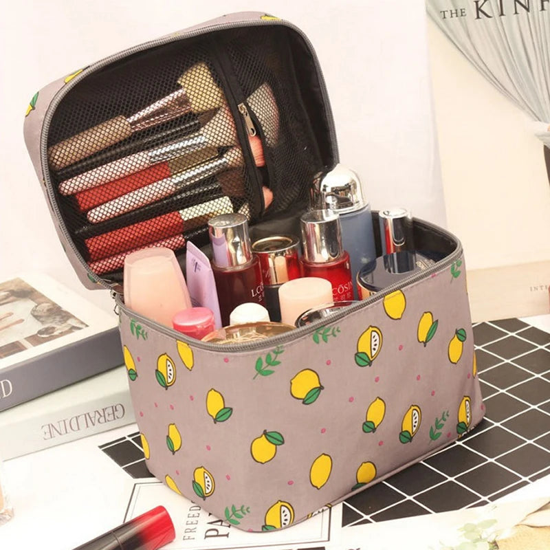 Large Waterproof Makeup Bag – Women's Travel Cosmetic Organizer Cosmetic Organizer Bag Axl