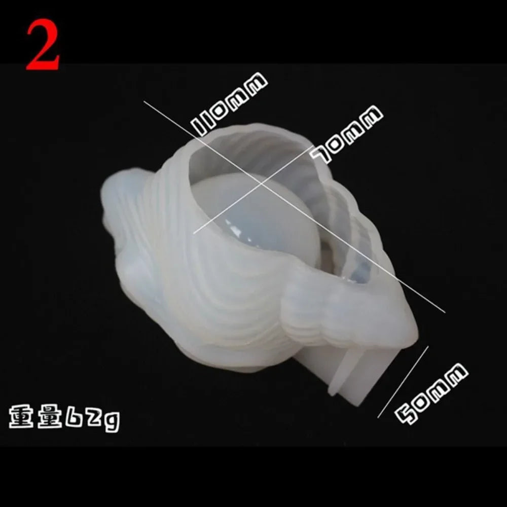 Seashell Silicone Mold – DIY Epoxy Resin Tray & Decor Craft Resin Craft Mold Axl 2