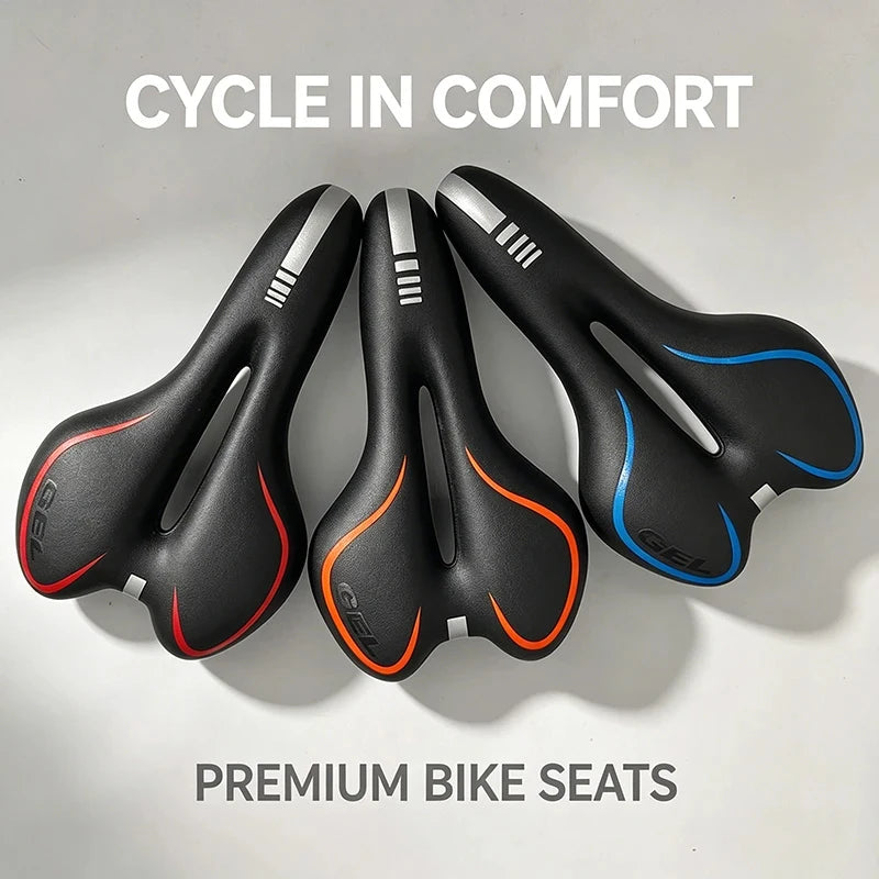 Silicone Gel Bike Saddle – MTB & Road Cycling Seat Cushion Bike Saddle Axl