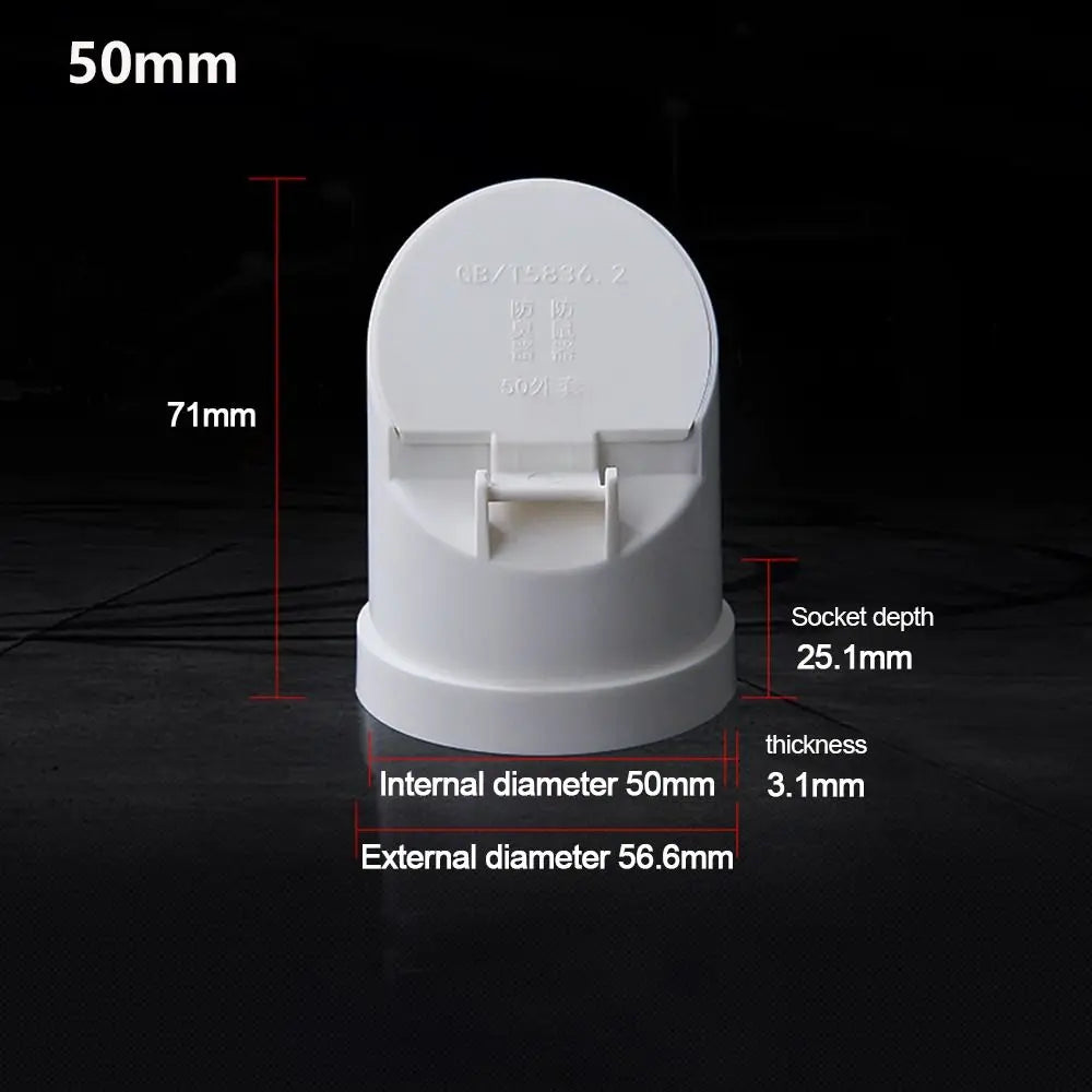 PVC Floor Drain Cover 50–160mm | Anti-Odour Pipe Valve Floor Drain Cover Axl 50cm