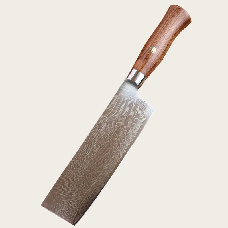 67-Layer Damascus Steel Cleaver – Ultra-Sharp Kitchen Knife Damascus Kitchen Knife Axl Boning knife China Mainland