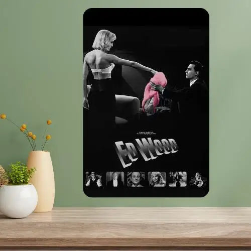 Ed Wood Classic Movie Vintage Metal Poster Sign | Retro Wall Art Metal Wall Sign Axl aluminum sign aluminum 14x20cm