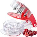 6-Slot Cherry Pitter Tool – Fast Pit Removal, Food Grade Cherry Pitter Tool Axl 1Pc