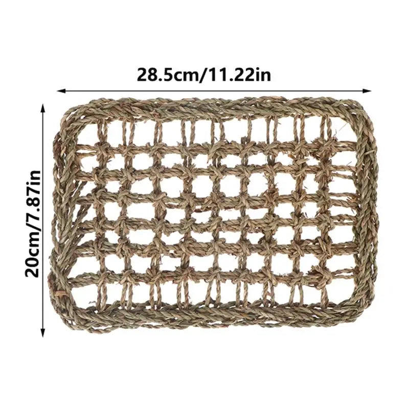 Reptile Hammock Grass Mat – Gecko & Lizard Swing Cushion Reptile Habitat Accessory Axl 28.5x20cm