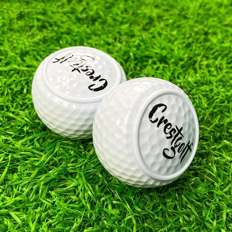 Flat Golf Training Ball – Two-Layer Practice Ball for Swing Golf Training Ball Axl