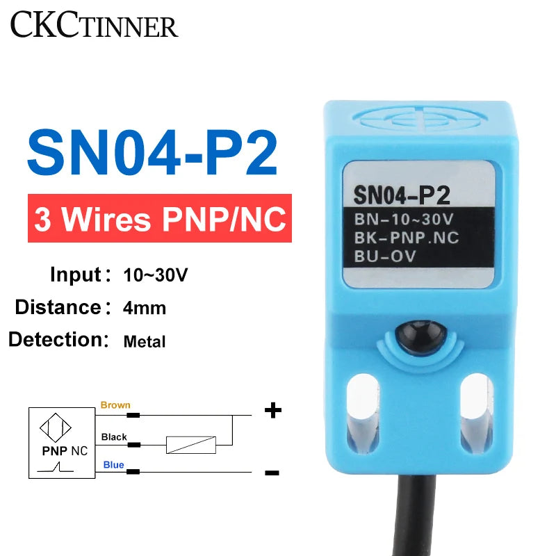 SN04 Proximity Switch 4mm – Inductive Auto Leveling Sensor Proximity Switch Sensor Axl SN04-P2