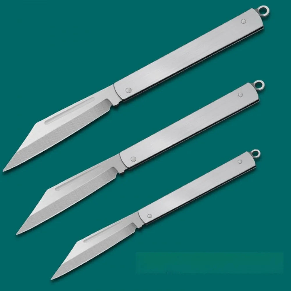 Stainless Steel Folding Fruit Knife – Portable Pocket Knife Folding Pocket Knife Axl 3pcs