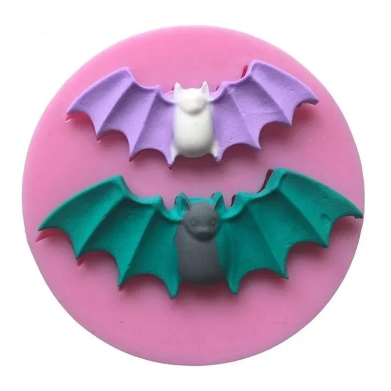 Halloween Silicone Molds – Pumpkin, Bat, Owl & Spider Shapes Silicone Baking Mold Axl