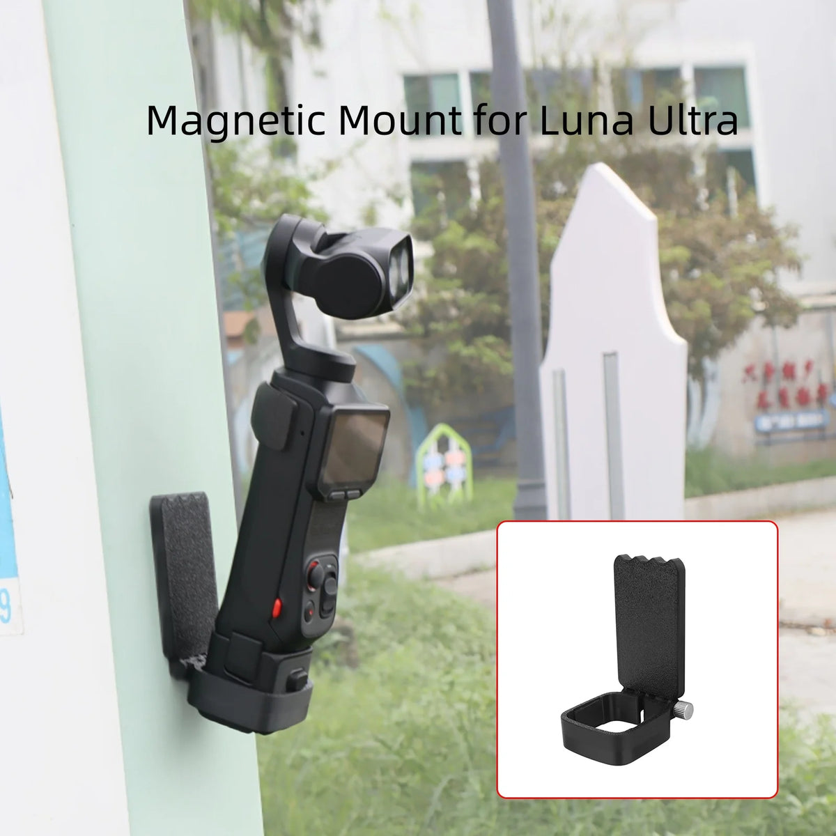 180° Magnetic Mount for Insta360 Luna Ultra | Backplate Camera Magnetic Mount Axl