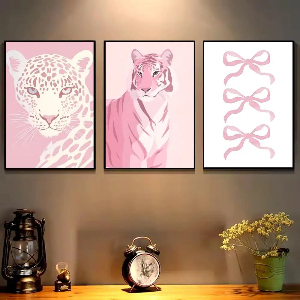 Pink Abstract Canvas Wall Art – HD Print Poster | Home Decor Canvas Wall Art Axl
