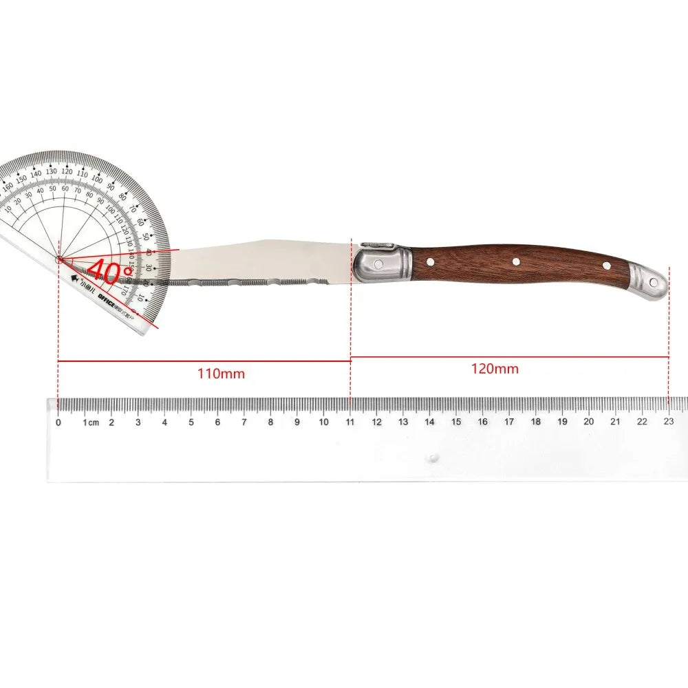 Laguiole Steak Knives & Forks Set – Stainless Steel Cutlery Steak Knife Set Axl