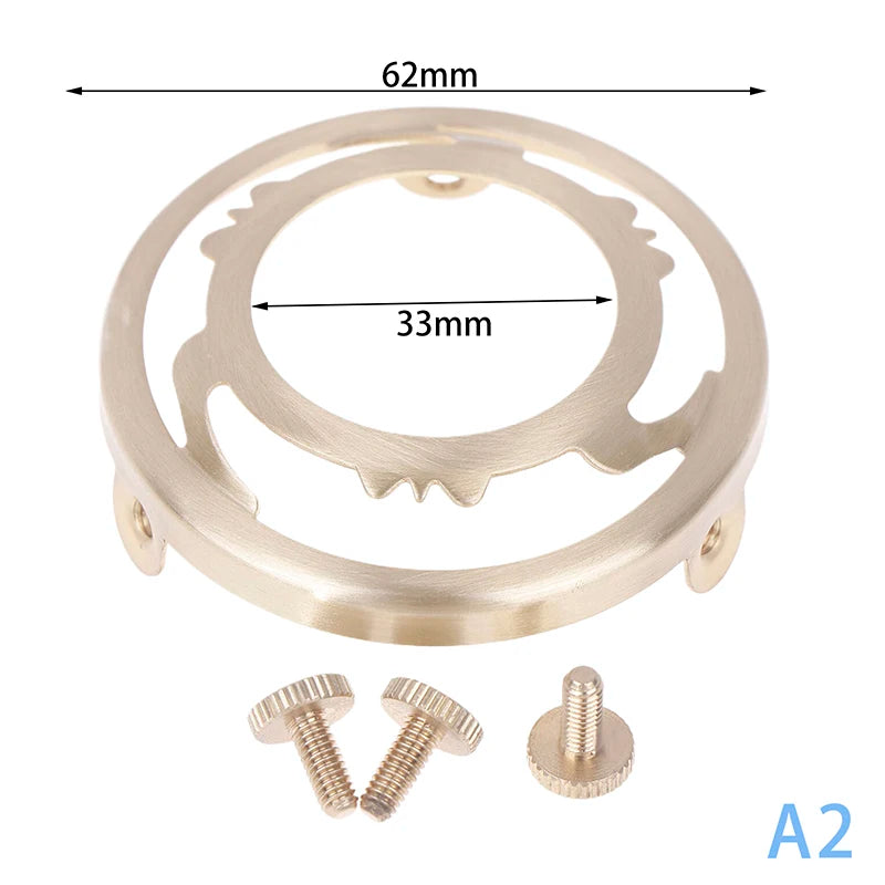 Brass Lampshade Holder Ring – E27 & E14 Screw Socket Connector Lampshade Holder Ring Axl A2