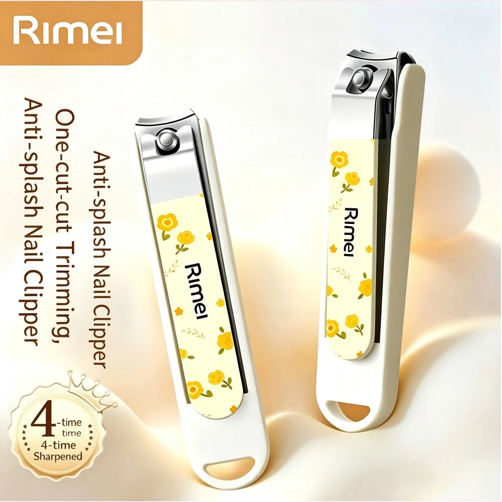 Anti-Splash Stainless Steel Nail Clippers | Manicure Tool Nail Clippers Axl 2pcs
