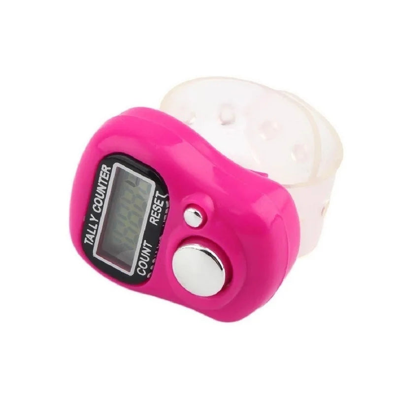 2-Pack LCD Digital Finger Tally Counter – Knitting Row Tracker Knitting Row Counter Axl
