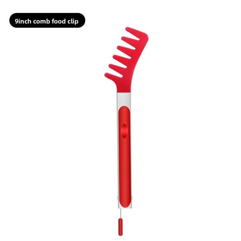 9-Inch Silicone Food Tongs – Heat-Resistant & Non-Stick BBQ Kitchen Cooking Tongs Axl