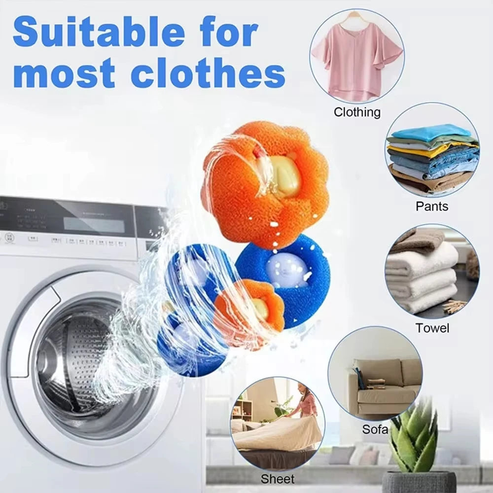 Reusable Pet Hair Remover Balls for Washer & Dryer – 5 Pack Pet Hair Remover Axl