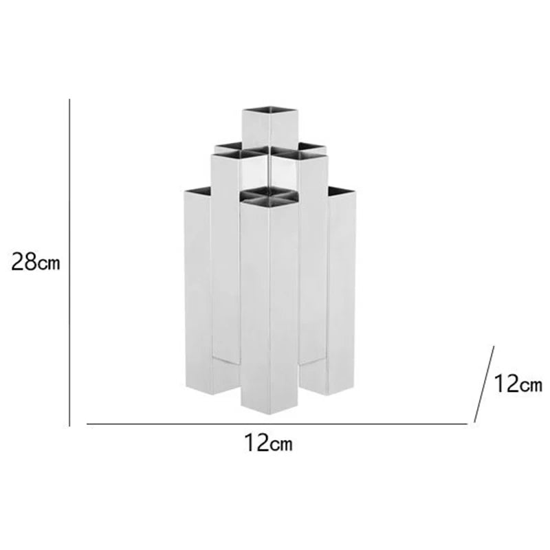 Stainless Steel Decorative Vase – Modern Luxury Home Décor Decorative Vase Axl Sliver