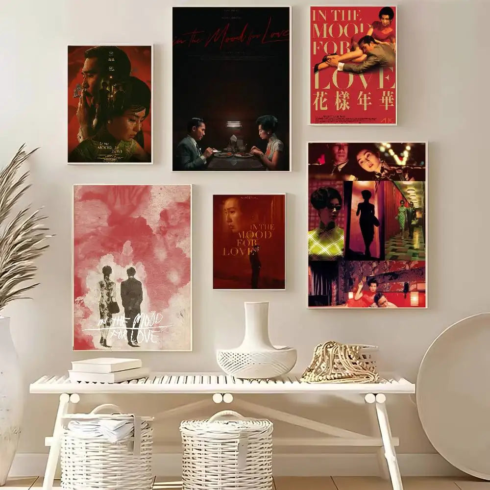 In the Mood for Love HD Movie Poster – Waterproof Self-Adhesive Movie Wall Poster Axl