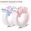 Plastic Tape Dispenser & Cutter – Writable Invisible Tape Tape Dispenser Axl Arandom 1pc