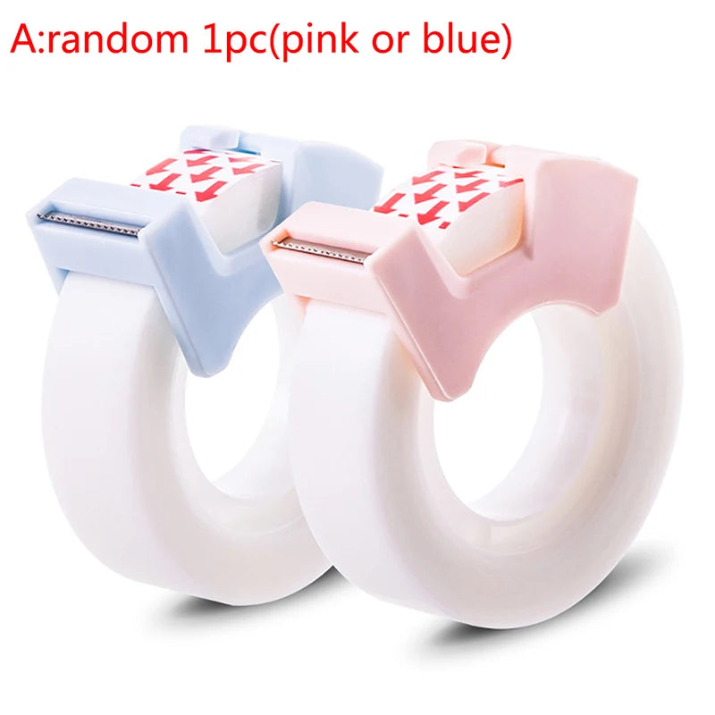 Plastic Tape Dispenser & Cutter – Writable Invisible Tape Tape Dispenser Axl Arandom 1pc