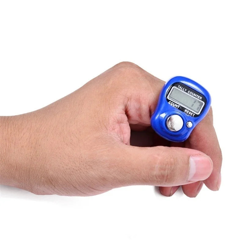 2-Pack LCD Digital Finger Tally Counter – Knitting Row Tracker Knitting Row Counter Axl