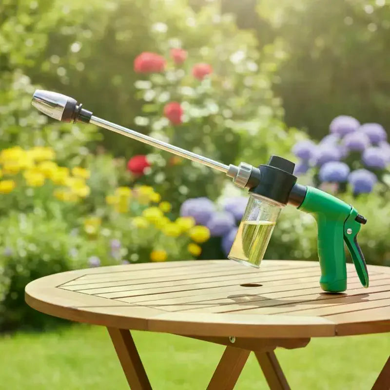 Long Rod Foam Spray Gun – Stainless Steel Extension Wand Foam Spray Gun Axl