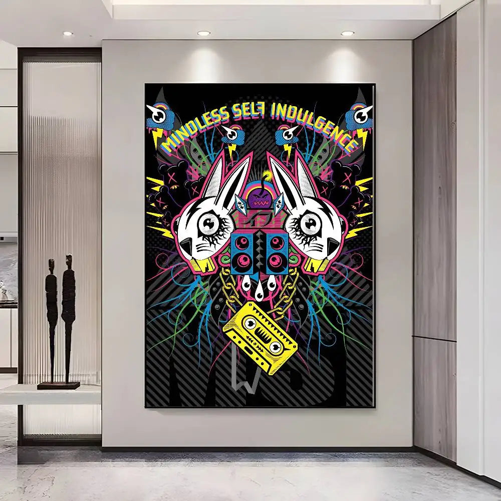 Mindless Self Indulgence Band Poster – HD Self-Adhesive Wall Art