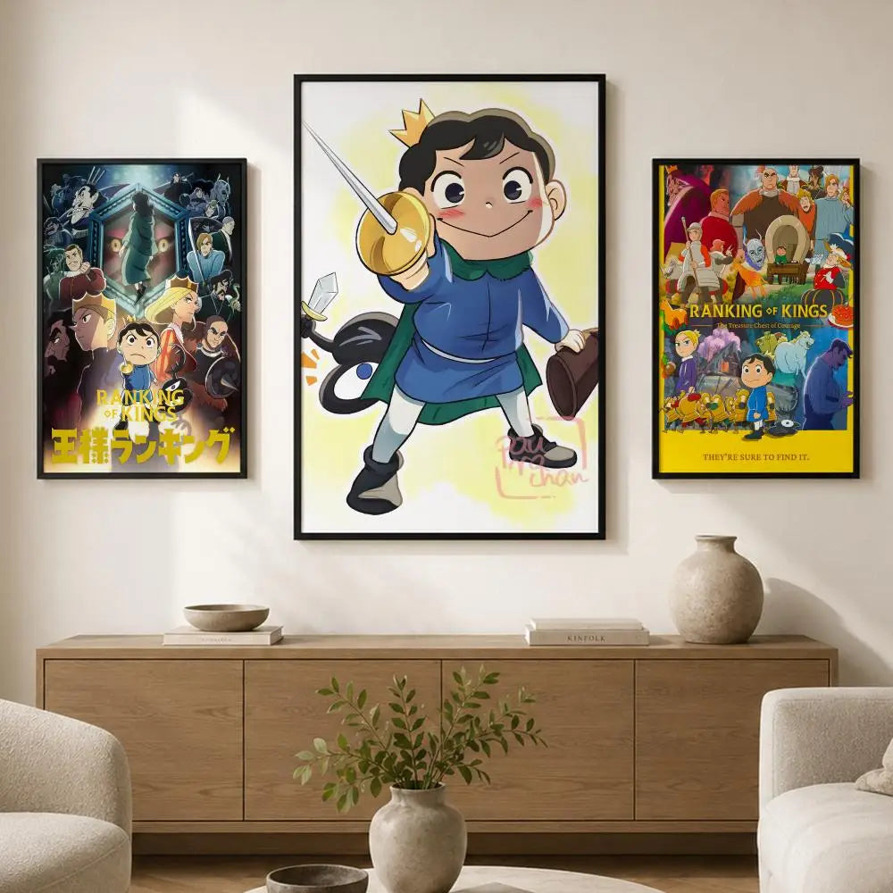 Ranking of Kings Anime Poster – Waterproof PVC Peel & Stick Art Anime Wall Poster Axl