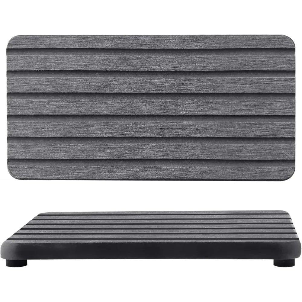 2-Pack Diatomite Stone Coasters & Drying Mat | Kitchen Counter Stone Drying Mat Axl